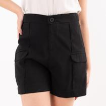 Short Alfaiataria Com Lapela Feminino