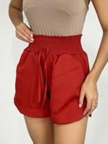 Short Alfaiataria Cós com Elástico Isadora Ref. 587 Short Alfaiataria Cós com Elástico Isadora Ref. 587