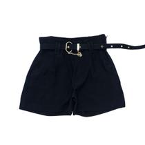 Short Alfaiataria Feminino Cintura alta C Cinto 0576