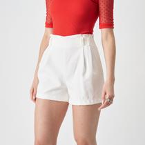 Short Alfaiataria Feminino Verão Cintura Alta Social Luxo Short Alfaiataria Feminino Verão Cintura Alta Social Luxo