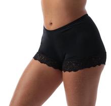 Short Anagua Segunda Pele Feminino Com Renda Shortinho Curto