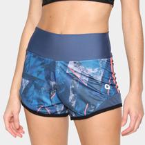 Short Área Sports Dupla Face Leaf Feminino