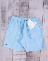 Short azul bebê de malha casual