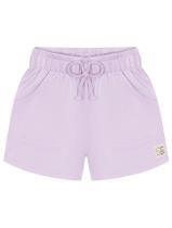 Short Básico Infantil Menina Lilás Cinti