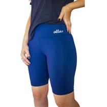 Short/Bermuda Feminino Fitness Tecido Grosso Zero Transparência Ginástica Academia Poliamida UV50+