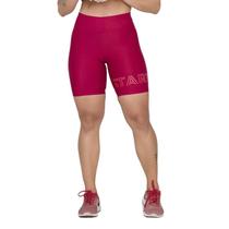 Short Bermuda Feminino Poliamida Suplex Alta Compressão Silk Cintura Alta Moda Fitness Academia