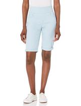 Short Bermuda Gloria Vanderbilt Amanda para Mujer, Color Cielo Pálido, Talla 12