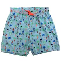 Short Bermuda Infantil Praia Coqueiro Proteção Solar UV50