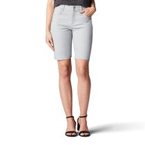 Short Bermuda Lee feminino de ajuste descontraído, tamanho 14