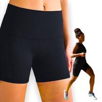 Short Bermuda Leg Legging Fitness Cintura Alta Treino 153