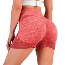 Short Bermuda Legging Feminino Levanta Empina Bumbum Microfibra Confortável Sem Costura Esportivo
