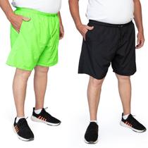 Short Bermuda Masculina Plus Size Tactel Short Kit 2 Short Bermuda Masculina Plus Size Tactel Short Kit 2