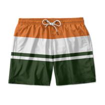 Short Bermuda Moda Praia Listrado Mauricinho Tactel Bolso Lateral Short Bermuda Moda Praia Listrado Mauricinho Tactel Bolso Lateral