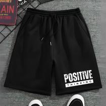 Short Bermuda Modinha Estamp Positive StreetWear Moda De Rua Estiloso