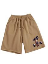 Short Bermuda Moletom Masculino Estampado Goku Short Bermuda Moletom Masculino Estampado Goku