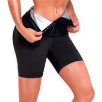 Short Bermuda Neoprene Modeladora Feminina Efeito Sauna Hot