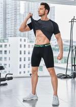 Short Bermuda Térmica De Compressão Fitness Academia Musculação Treino Masculino