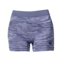 Short Boxer Feminino Puma Estampa Militar Cinza/Marinho