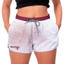 Short Branco Feminino Time Inglaterra Leve Macio Verão 2022 Short Branco Feminino Time Inglaterra Leve Macio Verão 2022
