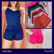 short canelado-tamanho P,M,G,GG