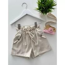 Short Carina Infantil Menina Blogueirinha