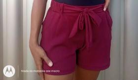 Short charmoso com cinto Short charmoso com cinto