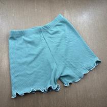 Short Chuleado Infantil Cor:Erva DoceTamanho:3-4 anos
