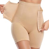 Short Cinta Modeladora Fechamento Em Colchete Pós Parto