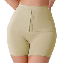 Short Cinta Modeladora Segunda Pele Em Colchete Sem Costura Short Cinta Modeladora Segunda Pele Em Colchete Sem Costura