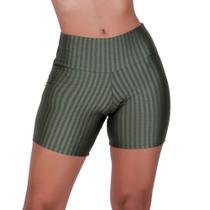 Short Cintura Alta Academia Fitness 3D Mirela