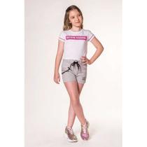 Short Cinza Vic&ampVicky Club