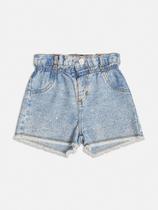 Short clochard com strass Short clochard com strass