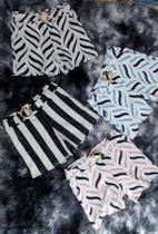 Short com elastano Short com elastano
