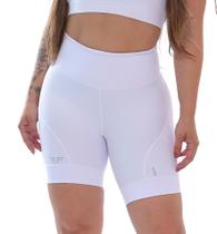 Short Compressão Corrida Pro Racing Branco Short Compressão Corrida Pro Racing Branco