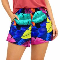 Short Crepe Elastico na Cintura com Bolso Cor:ES302Tamanho:M