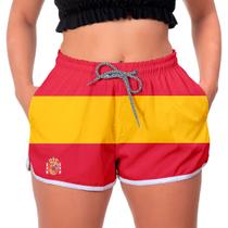 Short Curto Feminino Com Elástico Verão 2022 Praia Espanha