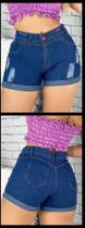 Short curto jeans