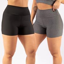 Short Curto Suplex Fitness Academia Malha Ginástica Cintura Alta Qualidade