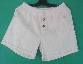 Short de algodão cru Short de algodão cru