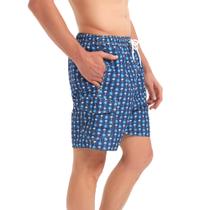 Short de baño Scotamalone de secado rápido con forro de malla, 18 cm, color azul marino