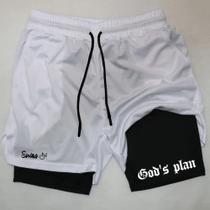 Short de Compressão Masculino Gods Plan Com Bolso
