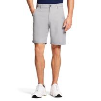 Short de golfe IZOD para homens, 42 níquel e 9,5 cm, micropoliéster, ajuste clássico Short de golfe IZOD para homens, 42 níquel e 9,5 cm, micropoliéster, ajuste clássico