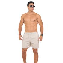 Short De Linho Masculino Básico Mauricinho Alta Qualidade