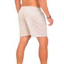 Short de Linho Masculino Bermuda Mauricinho