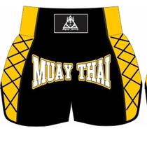 Short De Muay Thai/boxe Fighter - Silver Sports