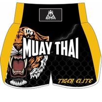 Short De Muay Thai/boxe Tiger Elite