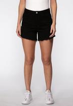 Short de Sarja Rasgos Preto