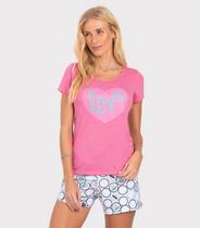 Short Doll Adulto Feminino Mensageira Da Paz Rosa