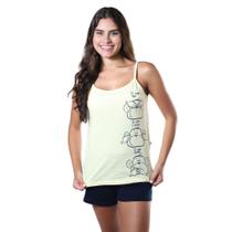 Short Doll De Calor 100% Algodão Feminino Verão Fauna