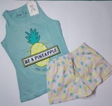Short Doll Infantil de Algodão Regata Anna Kock Short Doll Infantil de Algodão Regata Anna Kock